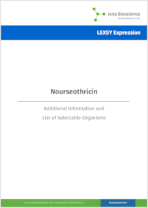 Preview Nourseothricin - Information and list of selectable organisms