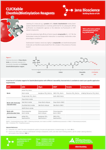 Preview CLICKable (Desthio)Biotinylation Reagents